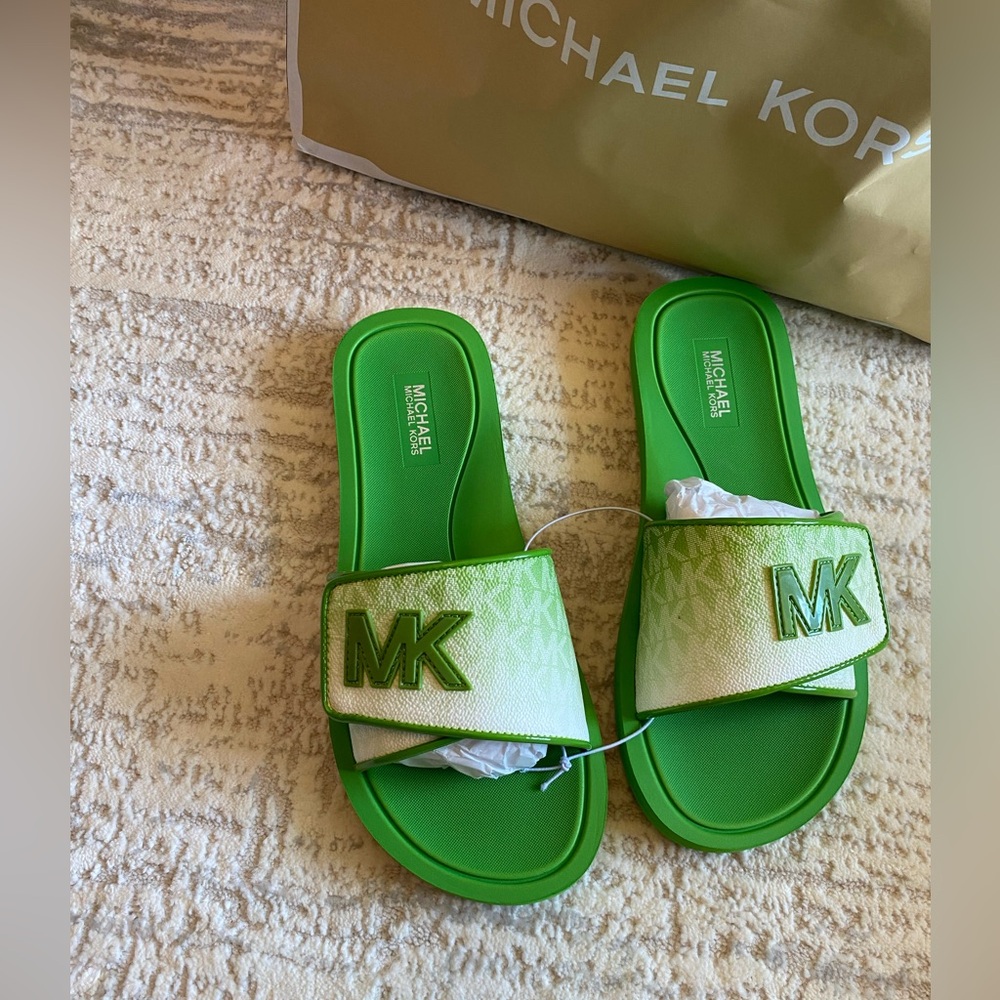 Michael Kors Slide Sandals - Picture 2 of 4